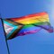 Progress Pride Flag Outdoor,3 * 5Ft Pride Decorations Rainbow Progressive Pride Flag LGBTQ Gay Lesbian Transgender Vivid Color Polyester Flag With 2 Grommets For Pride Month Garden Yard Decor